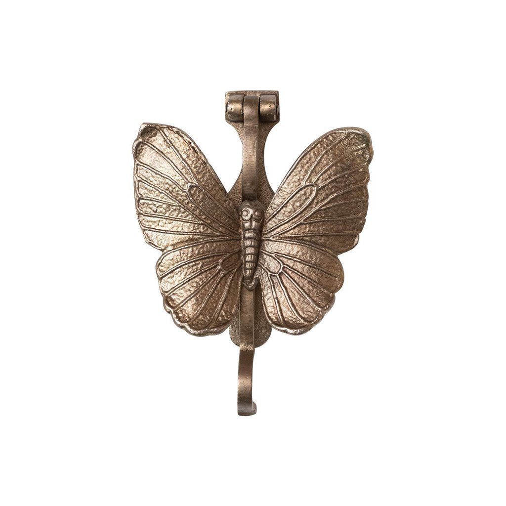 METAL BUTTERFLY DOOR KNOCKER