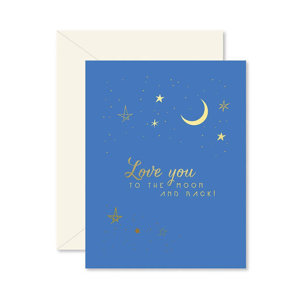 TO THE MOON AND BACK CARD