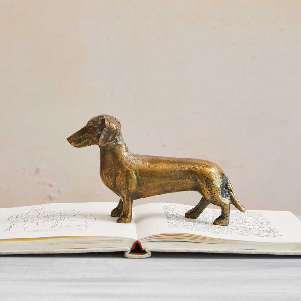 CAST ALUMINUM DACHSHUND