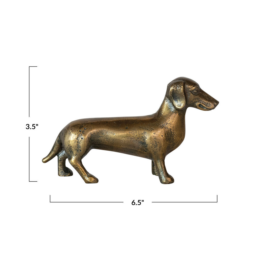 CAST ALUMINUM DACHSHUND