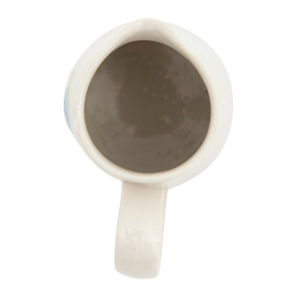 HAND PAINTED EMBOSSED CREAMER