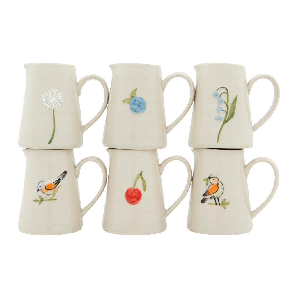 HAND PAINTED EMBOSSED CREAMER