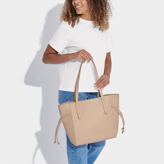 KATIE LOXTON ASHLEY TOTE - LIGHT TAUPE