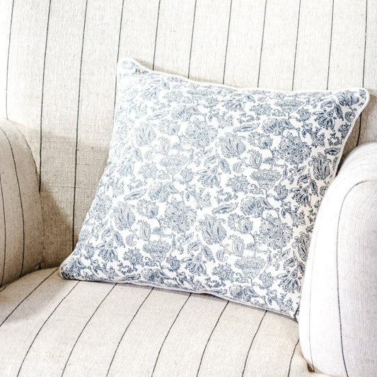 16" FRENCH FLORAL PILLOW