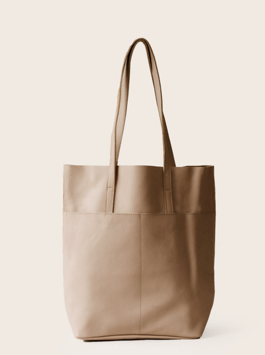 ABLE SELAM PEBBLED DRIFTWOOD MAGAZINE TOTE