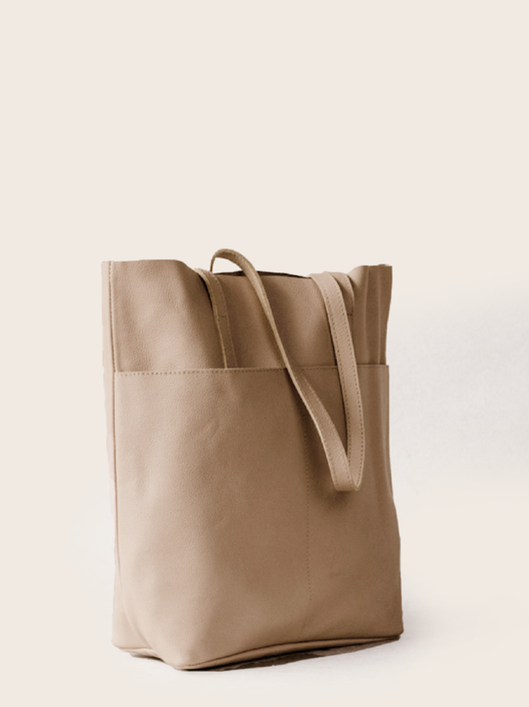 ABLE SELAM PEBBLED DRIFTWOOD MAGAZINE TOTE