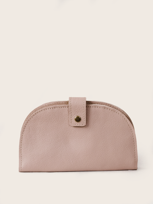 ABLE MARISOL PEBBLED ROSE WATER WALLET