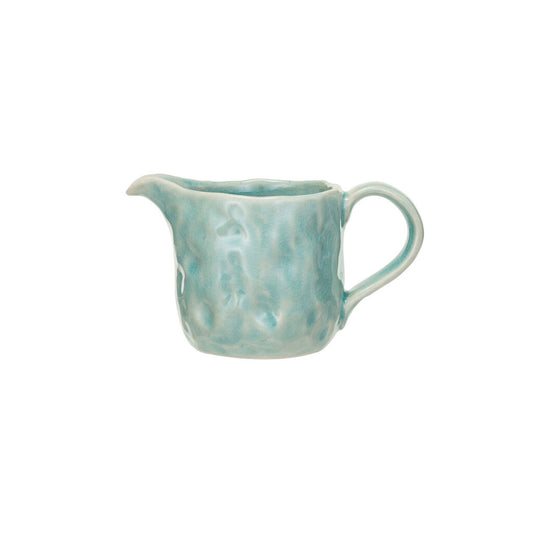 BLUE STONEWARE CREAMER