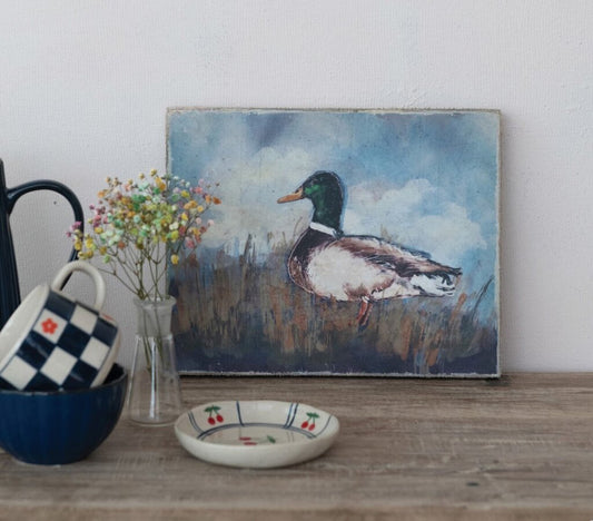 DUCK CANVAS WALL DECOR